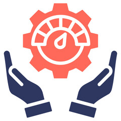 Performance Optimization glyph color icon