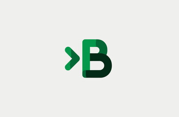 Stylized image shows a green greater-than symbol with a 