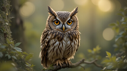 Fototapeta premium tawny owl bosuil strix aluco