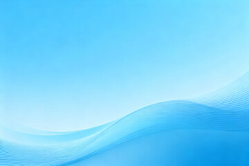 Abstract blue gradient background with smooth wavy lines