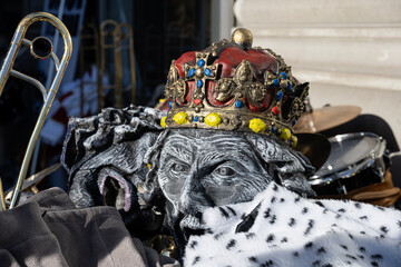 K&ouml;nigskrone als Fasnachtsschmuck, Luzern, Schweiz