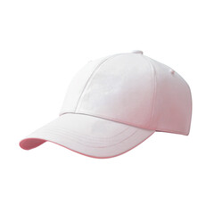 Fototapeta premium A plain white baseball cap