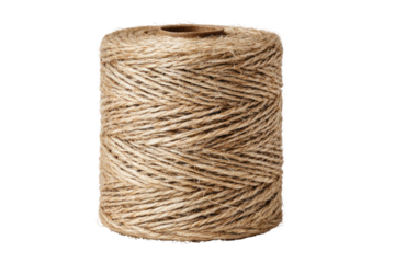 Rolled spool of light beige twine (1)