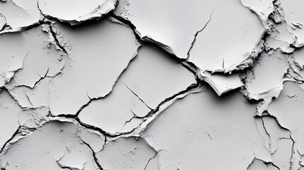 Abstract Cracked Texture Gray Dry Surface Background