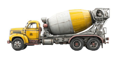 Vintage Concrete Mixer Truck