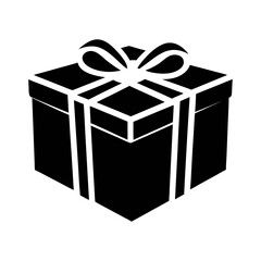 Gift box present with ribbon vector graphic design for birthday christmas and special occasions use 90