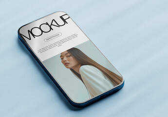 Smartphone Screen Minimal Mockup
