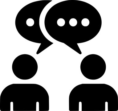 Icono de Charla, Comunicaci&oacute;n, Chat