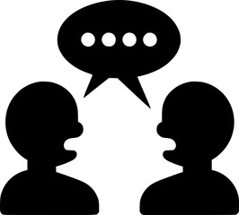 Icono de Conversaci&oacute;n, Consulta, Comunicaci&oacute;n