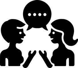 Icono de Conversaci&oacute;n, Consulta, Comunicaci&oacute;n