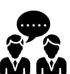 Icono de Conversaci&oacute;n, Consulta, Comunicaci&oacute;n