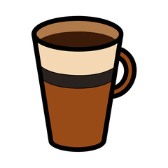 coffee cup isolated on white Background 