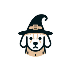 Bewitching Canine A Vector Illustration of a Dog
