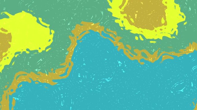 Abstracts Liquid Water C, Abstract animated background with colorful liquid textures flowing seamlessly across the screen,  Video Stock royalty.