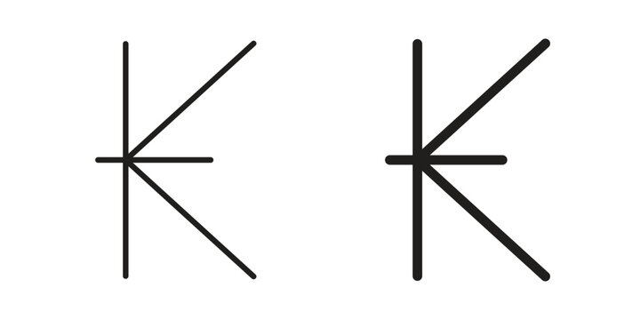 Kip icon clipart and lineart vector symbols
