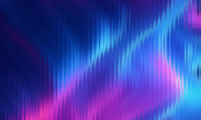 Vibrant ripple wave background with blue, purple, and pink gradients, smooth distortion and vertical texture, abstract fluid motion, dynamic flow, seamless modern digital design for creative visuals