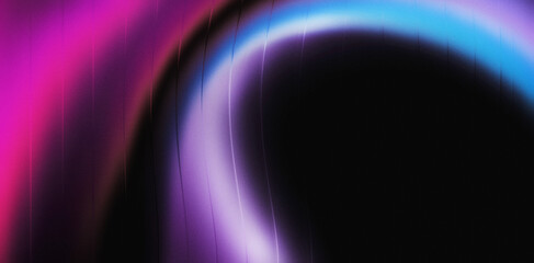 Abstract background with vibrant pink purple and blue colors and dark space