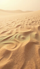 Sand Patterns in Desert