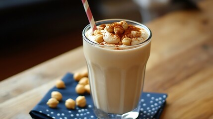 Made from chickpea water and dairy free milk