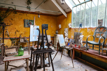 atelier de peinre, Giverny