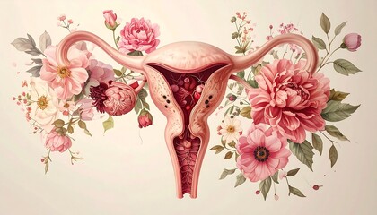 Feminine reproductive system, floral design