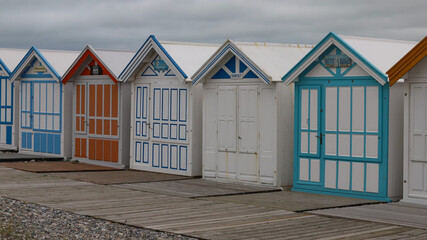 cabanes de plage de Cayeux-sur-mer