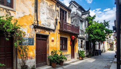Obraz premium Charming ancient alleyway