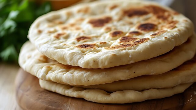 Making pita bread at home due to coronavirus - Powered by Adobe