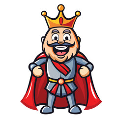 design logo icon vector mascot cartoon  character  king
