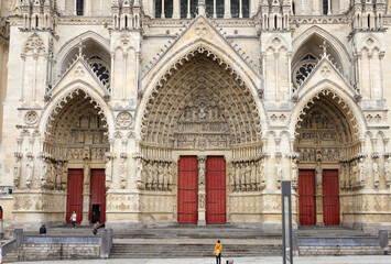 Fototapeta premium cathédrale d'Amiens