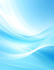 Fototapeta premium Light blue abstract wavy background