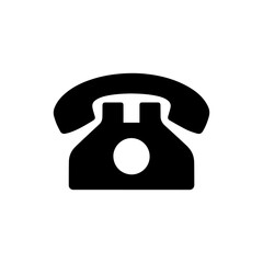 Phone icon Telephone symbol Contact us Vector illustration isolated