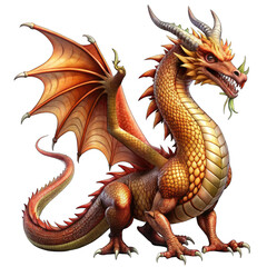 Obraz premium chinese dragon statue
