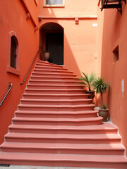 terra cotta stairs