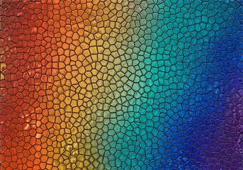 Spectrum mosaic gradient, a vibrant texture of kaleidoscopic facets