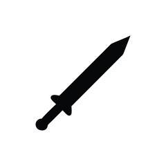 sword vector illustration,sword silhouette