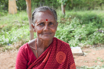 portrait of a senior woman	
