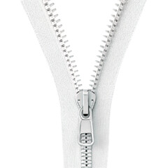 zipper on white background © Hamim