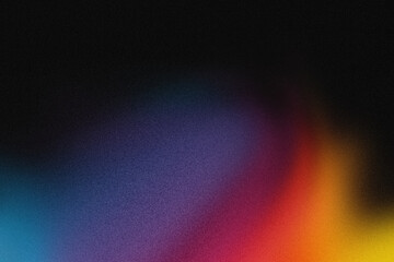 Abstract background with vibrant color streaks of blue, purple, red, and yellow