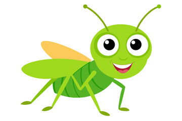 green grasshopper cartoon