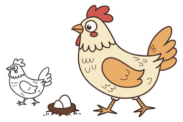 hen and chicks