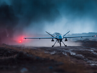 Dron wojskowy. Technologia wojskowa.