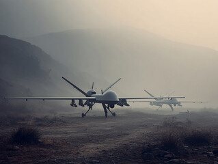 Dron wojskowy. Technologia wojskowa.