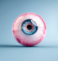 Dynamic eye care concept showcasing advanced vision technology and a healthy ocular system for modern medical marketing and scientific research purposes