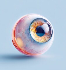 National Eye Care: A captivating close-up showcasing the delicate bending of an eyeball, a powerful visual for eye health awareness and vision care campaigns