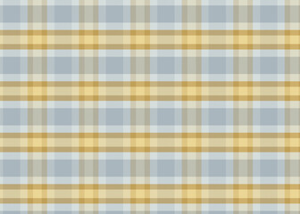 Yellow Blue Plaid Fabric Pattern