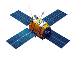 3D rendering of a space station