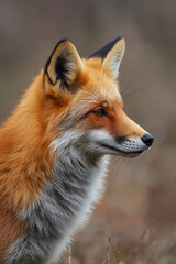 Fototapeta premium red fox in the wild