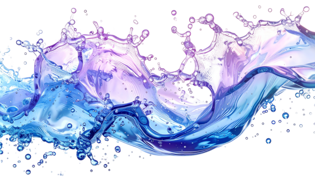 Abstract water splash graphic