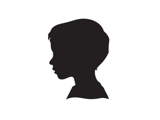 Creative cyberbullying silhouette symbol in elegant vector